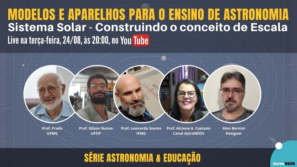 Live canal Astroneos e Labmeca sobre conceito de escalas -24-08-2021